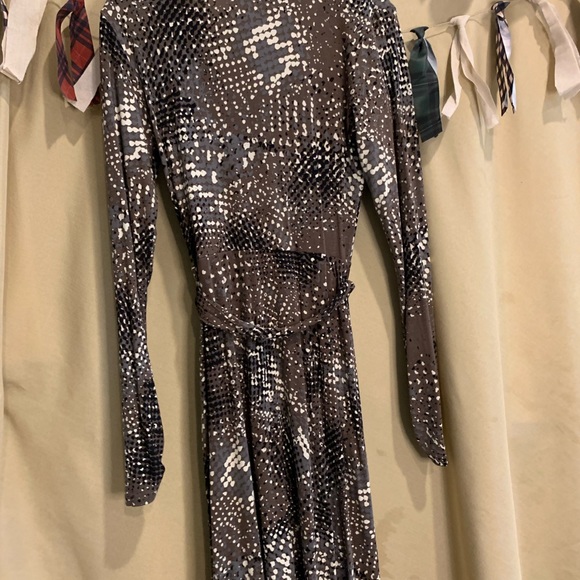 Cabi Long Sleeve Dot Wrap Dress | Size Small - Picture 11 of 13